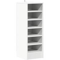 Berkfield Home Shoe Cabinet White 31.5x35x90 cm Engineered Wood