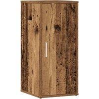 Berkfield Home Shoe Cabinet Old Wood 32x35x70 cm Engineered Wood in Brown | Size: 32 x 35 x 70 cm