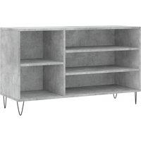 Berkfield Home Shoe Cabinet Concrete Grey 102x36x60 cm Engineered Wood | Size: 102 x 36 x 60 cm