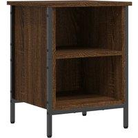 Berkfield Home Shoe Cabinet Brown Oak 38x35x50 cm Engineered Wood | Size: 38 x 35 x 50 cm