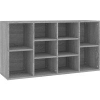 Berkfield Home Shoe Bench Grey Sonoma 103x30x54.5 cm Engineered Wood