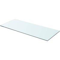 Berkfield Home Shelves 2 pcs Panel Glass Clear 70x30 cm
