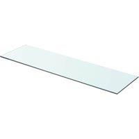 Berkfield Home Shelves 2 pcs Panel Glass Clear 70x20 cm