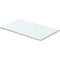 Berkfield Home Shelves 2 pcs Panel Glass Clear 60x30 cm