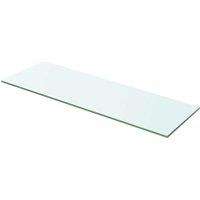 Berkfield Home Shelves 2 pcs Panel Glass Clear 60x15 cm