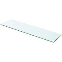 Berkfield Home Shelves 2 pcs Panel Glass Clear 60x12 cm