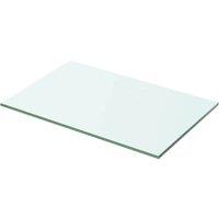 Berkfield Home Shelves 2 pcs Panel Glass Clear 50x25 cm