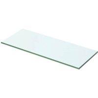 Berkfield Home Shelves 2 pcs Panel Glass Clear 50x15 cm