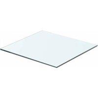 Berkfield Home Shelves 2 pcs Panel Glass Clear 40x30 cm