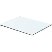 Berkfield Home Shelves 2 pcs Panel Glass Clear 40x25 cm