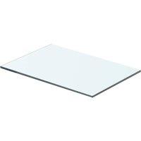 Berkfield Home Shelves 2 pcs Panel Glass Clear 40x20 cm