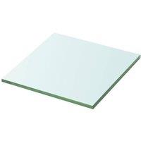 Berkfield Home Shelves 2 pcs Panel Glass Clear 30x30 cm
