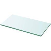 Berkfield Home Shelves 2 pcs Panel Glass Clear 20x30 cm