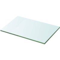 Berkfield Home Shelves 2 pcs Panel Glass Clear 20x25 cm