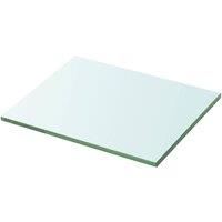 Berkfield Home Shelves 2 pcs Panel Glass Clear 20x20 cm