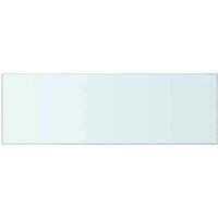 Berkfield Home Shelf Panel Glass Clear 90x30 cm