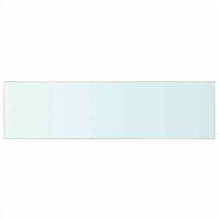 Berkfield Home Shelf Panel Glass Clear 90x25 cm