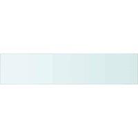 Berkfield Home Shelf Panel Glass Clear 90x20 cm