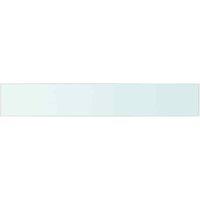 Berkfield Home Shelf Panel Glass Clear 90x15 cm