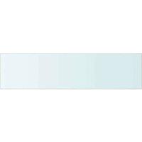 Berkfield Home Shelf Panel Glass Clear 80x20 cm