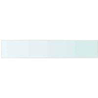 Berkfield Home Shelf Panel Glass Clear 80x15 cm