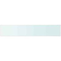 Berkfield Home Shelf Panel Glass Clear 70x12 cm