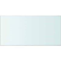 Berkfield Home Shelf Panel Glass Clear 60x30 cm
