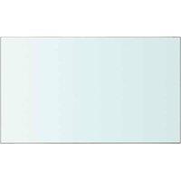 Berkfield Home Shelf Panel Glass Clear 50x30 cm