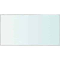 Berkfield Home Shelf Panel Glass Clear 30x15 cm