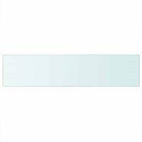 Berkfield Home Shelf Panel Glass Clear 110x25 cm
