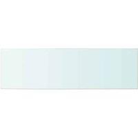 Berkfield Home Shelf Panel Glass Clear 100x30 cm
