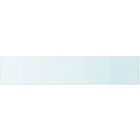 Berkfield Home Shelf Panel Glass Clear 100x20 cm