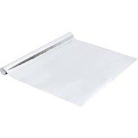 Berkfield Home Self-adhesive Furniture Film High Gloss Silver 500x90 cm PVC