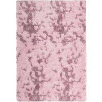 Berkfield Home Shaggy Rug High Pile NAVARRA Dusty Pink 200x290 cm Polyester | Size: Medium