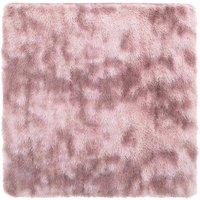 Berkfield Home Shaggy Rug High Pile NAVARRA Dusty Pink 200x200 cm Polyester | Size: Medium