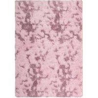 Berkfield Home Shaggy Rug High Pile NAVARRA Dusty Pink 160x230 cm Polyester | Size: Medium