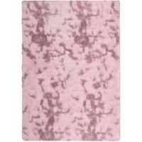 Berkfield Home Shaggy Rug High Pile NAVARRA Dusty Pink 120x170 cm Polyester | Size: Medium