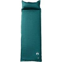 Berkfield Home Self Inflating Camping Mattress with Pillow 1-Person Green