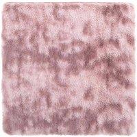 Berkfield Home Shaggy Rug High Pile NAVARRA Dusty Pink 120x120 cm Polyester | Size: Medium