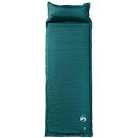 Berkfield Home Self Inflating Camping Mattress with Pillow 1-Person Green
