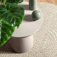 Berkfield Home Rug ZIZUR Cream 120 cm Jute Look Indoor & Outdoor | Size: Medium