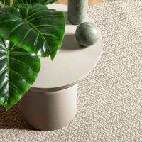 Berkfield Home Rug ZIZUR Cream 120x120 cm Jute Look Indoor & Outdoor | Size: Medium