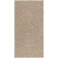 Berkfield Home Rug ZIZUR Beige 60x110 cm Jute Look Indoor & Outdoor | Size: Medium