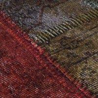 Berkfield Home Rug Washable Patchwork 120 cm Multicolour Anti Slip | Size: 100 cm diameter