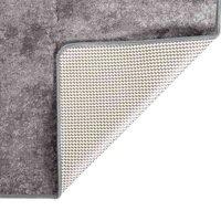 Berkfield Home Rug Washable 120x180 cm Grey Anti Slip | Size: 100 cm diameter