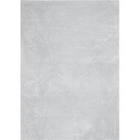 Berkfield Home Rug HUARTE Short Pile Soft & Washable Grey 240x340 cm | Size: Medium