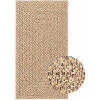 Berkfield Home Rug 80x150 cm Jute Look Indoor & Outdoor in Brown | Size: 100 cm diameter