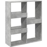 Berkfield Home Room Divider Concrete Grey 100x33x115 cm Engineered Wood | Size: 100 x 33 x 115 cm