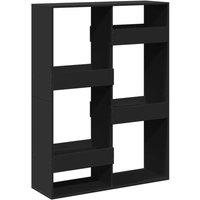 Berkfield Home Room Divider Black 100x33x135 cm Engineered Wood | Size: 100 x 33 x 135 cm