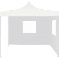 Berkfield Home Professional Folding Party Tent with 2 Sidewalls 3x3 m Steel White